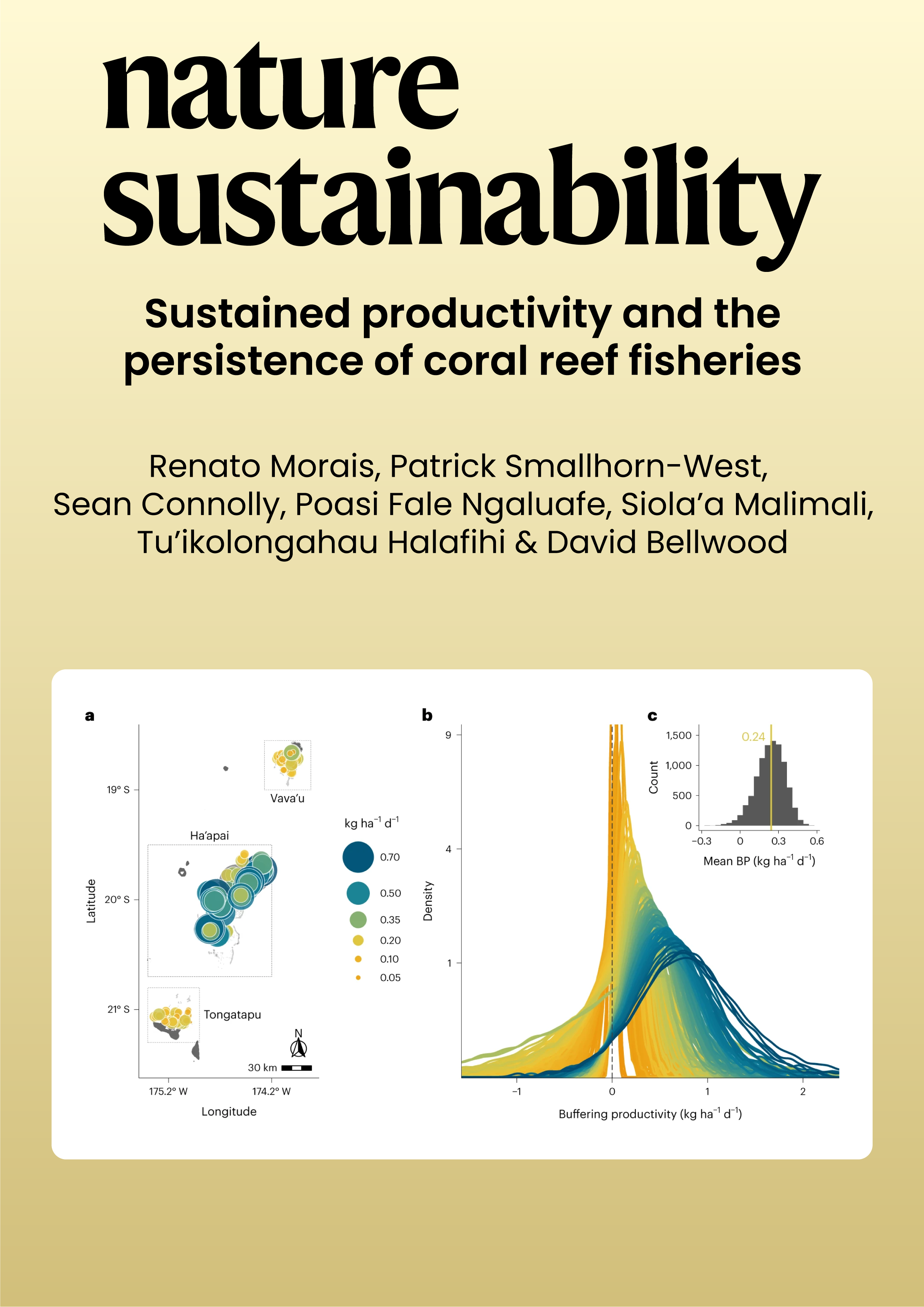 Sustained productivity and the persistence of coral reef fisheries